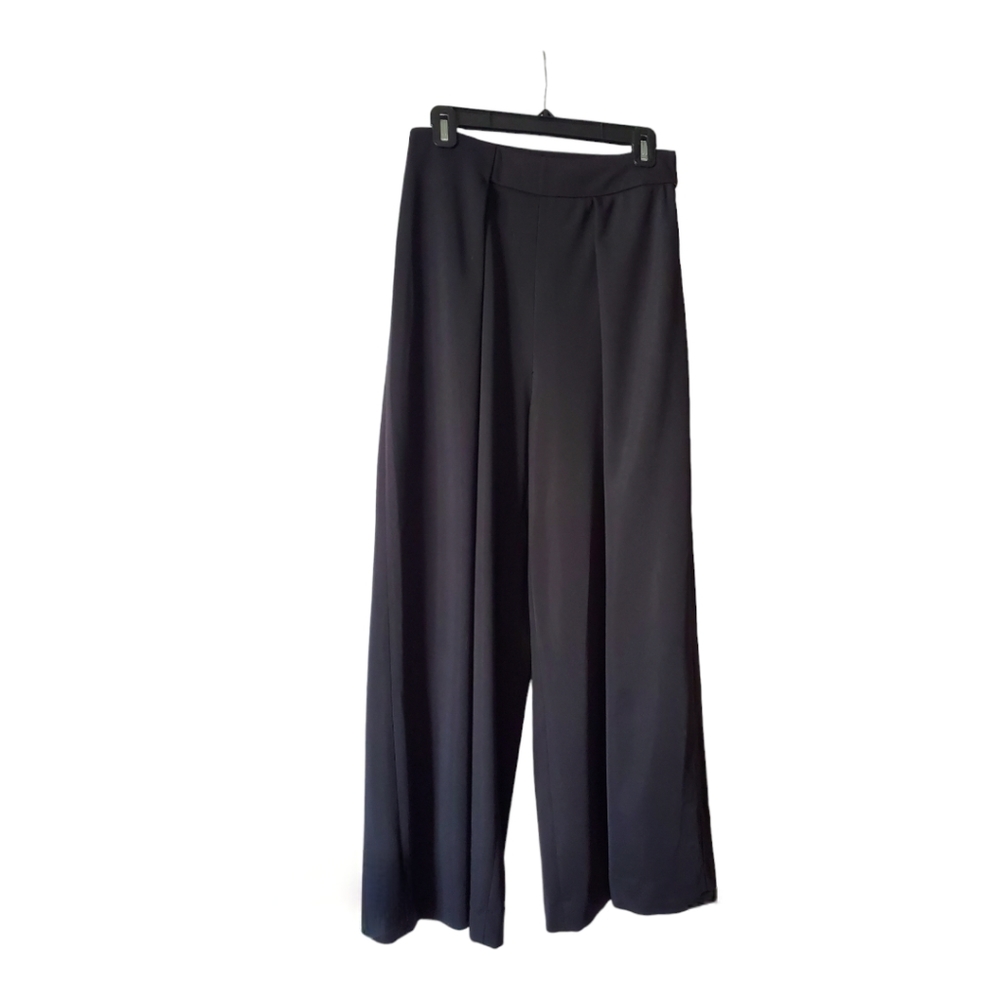 Bishop + Young wide leg black dress pants